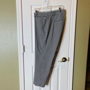 Lane Bryant Black and White Pants